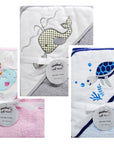 100% cotton hooded towel baby bath time essentials