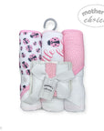 6 piece baby towel and facecloth set