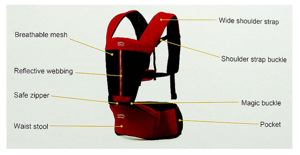 Mothers Choice 4 Way Baby Carriers With Hip Seat