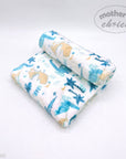 M/C 2 PACK FLEECE BLANKET DINO