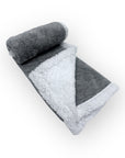 Mothers Choice Sherpa Fleece Blanket Grey