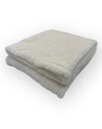 Mothers Choice Single Layer Sherpa Fleece Blanket Acru