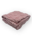 Mothers Choice Single Layer Jacquard Blanket Pink