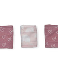 Mothers Choice Bamboo 3 Pack Facecloths Pink