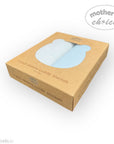 Box of stretchy cuddle blankets with 'mother's choice' branding on a white background