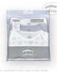 Packaged baby clothes with 'Mother's Choice' branding on a white background