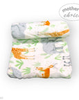 M/C 2 PACK FLEECE BLANKET SAFARI