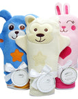 hooded towel set with mitten baby bath essentials