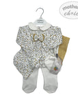 Mothers Choice Girls 5 Piece Set Yellow/Grey N/Born