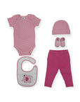 Mothers Choice 5 Piece Gift Set Pink Elephant