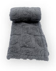 Mothers Choice Single Layer Jacquard Blanket Grey