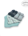 Baby clothing set with socks and a blanket on a white background, featuring 'Mother's Choice' branding.