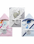 100% cotton hooded towel baby bath time essentials