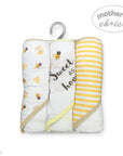 Mothers Choice 3 Piece Hooded Towels And 3 Piece Facecloths Sweet As Honey