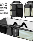3-in-1 diaper bag, bassinet, and change mat with 'Mother's Choice' branding on a white background.
