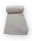 Mothers Choice Single Layer Sherpa Fleece Blanket Acru