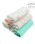 Mothers Choice 6 Pack Washcloth Set Pink Rainbow