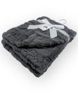 Mothers Choice Single Layer Jacquard Blanket Grey