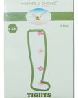Box of Mother's Choice tights for newborns with a green outline of a tights on a white background.