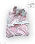 M/C SHERPA BLANKET & ELEPHANT DUDU PINK