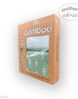 Bamboo product packaging with 'mother's choice' branding on a white background