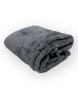 Mothers Choice Single Layer Sherpa Fleece Blanket Grey