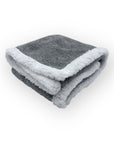 Mothers Choice Sherpa Fleece Blanket Grey