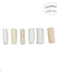 Mothers Choice 6 Pack Washcloth Set Stone Moon