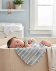 Mothers Choice 2 Pack Muslin Bibs Grey