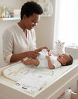 Stork And Baby white short sleeve cotton baby bodyvests, soft and breathable for everyday wear.