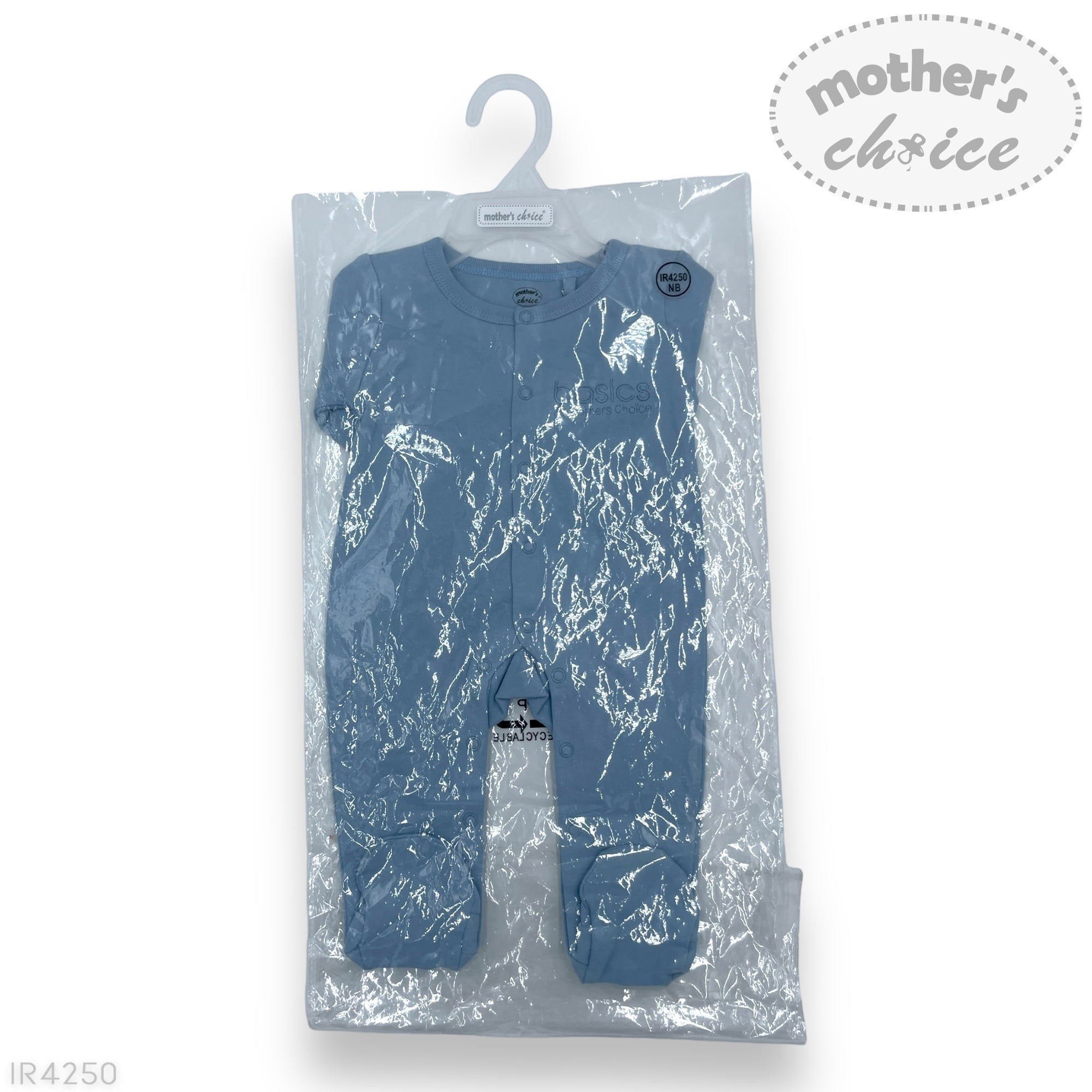 Mothers Choice 100% Cotton Interlock Grower Blue