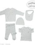 Mothers Choice Baby Premature 5 Piece Set - White