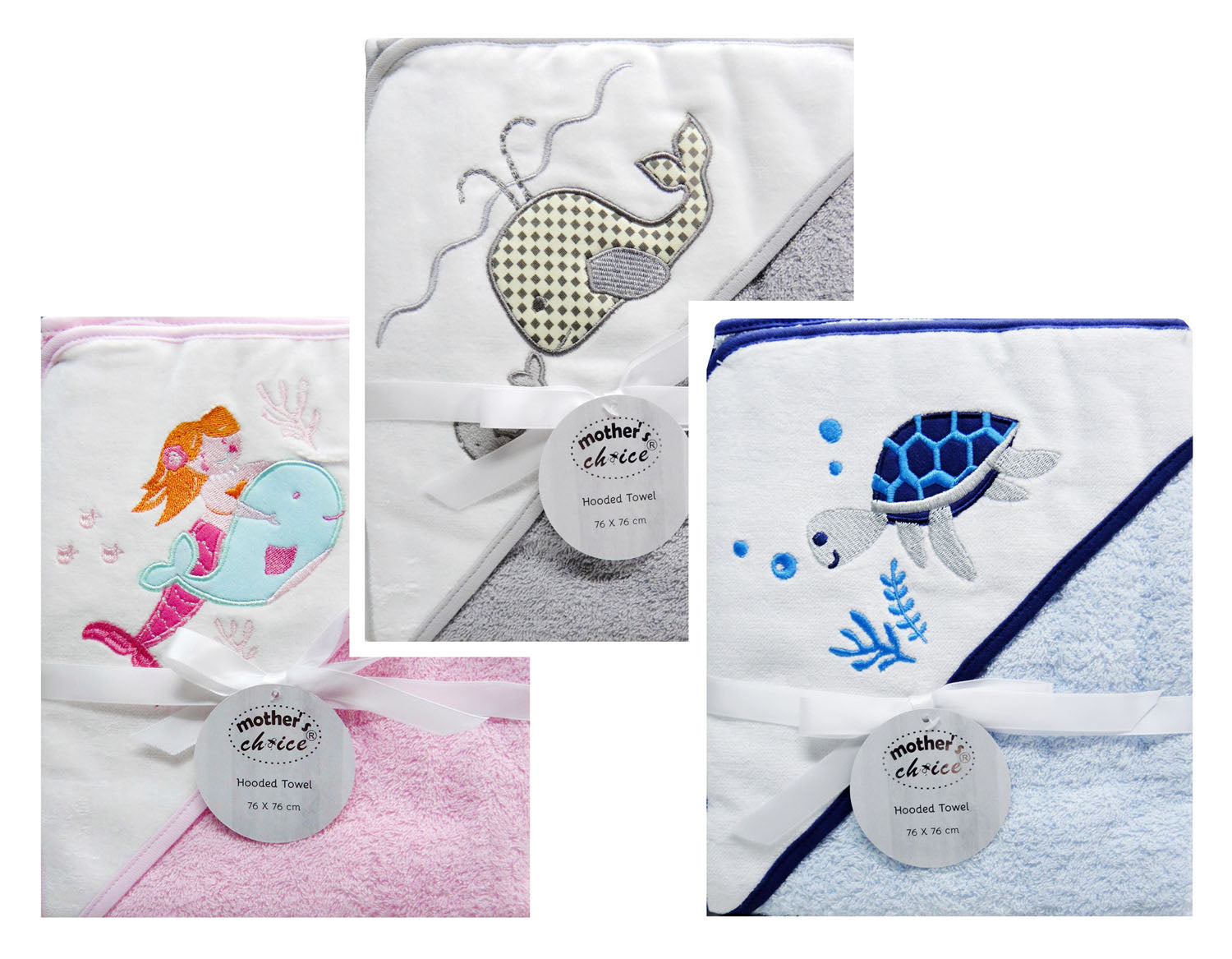 100% cotton hooded towel baby bath time essentials