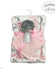 Mothers Choice  Baby Blanket With Cuddly Toy Girls