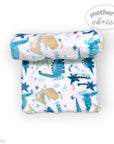 M/C 2 PACK FLEECE BLANKET DINO