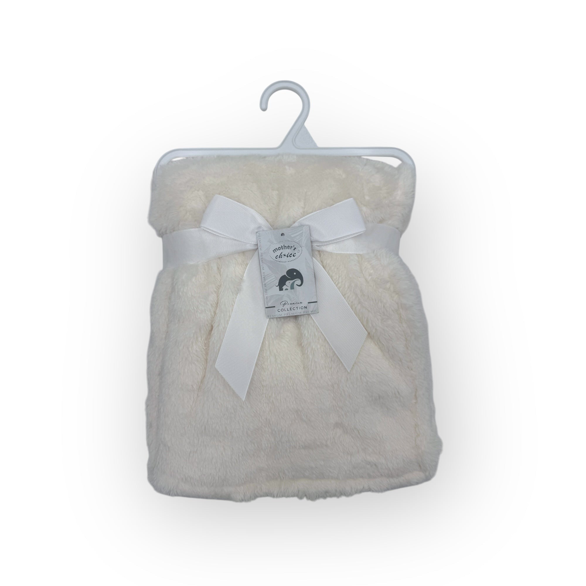 Mothers Choice  Single Layer Sherpa Fleece Blanket Acru