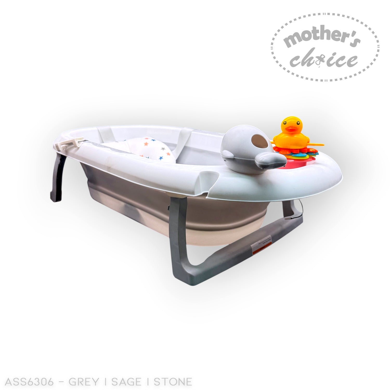BABY BATH LARGE WITH DUCK &amp;TOYS &amp;CUSHION
