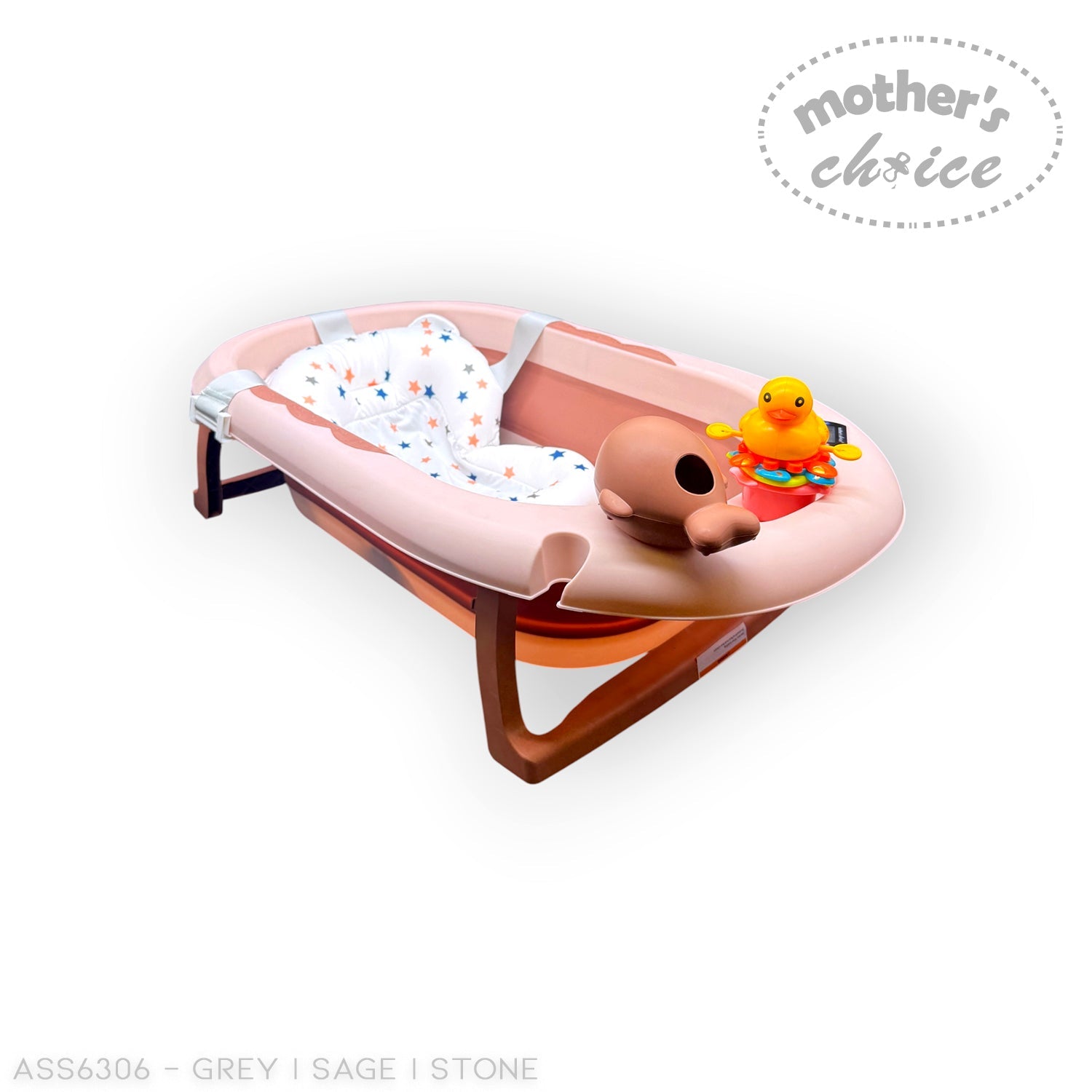 BABY BATH LARGE WITH DUCK &amp;TOYS &amp;CUSHION