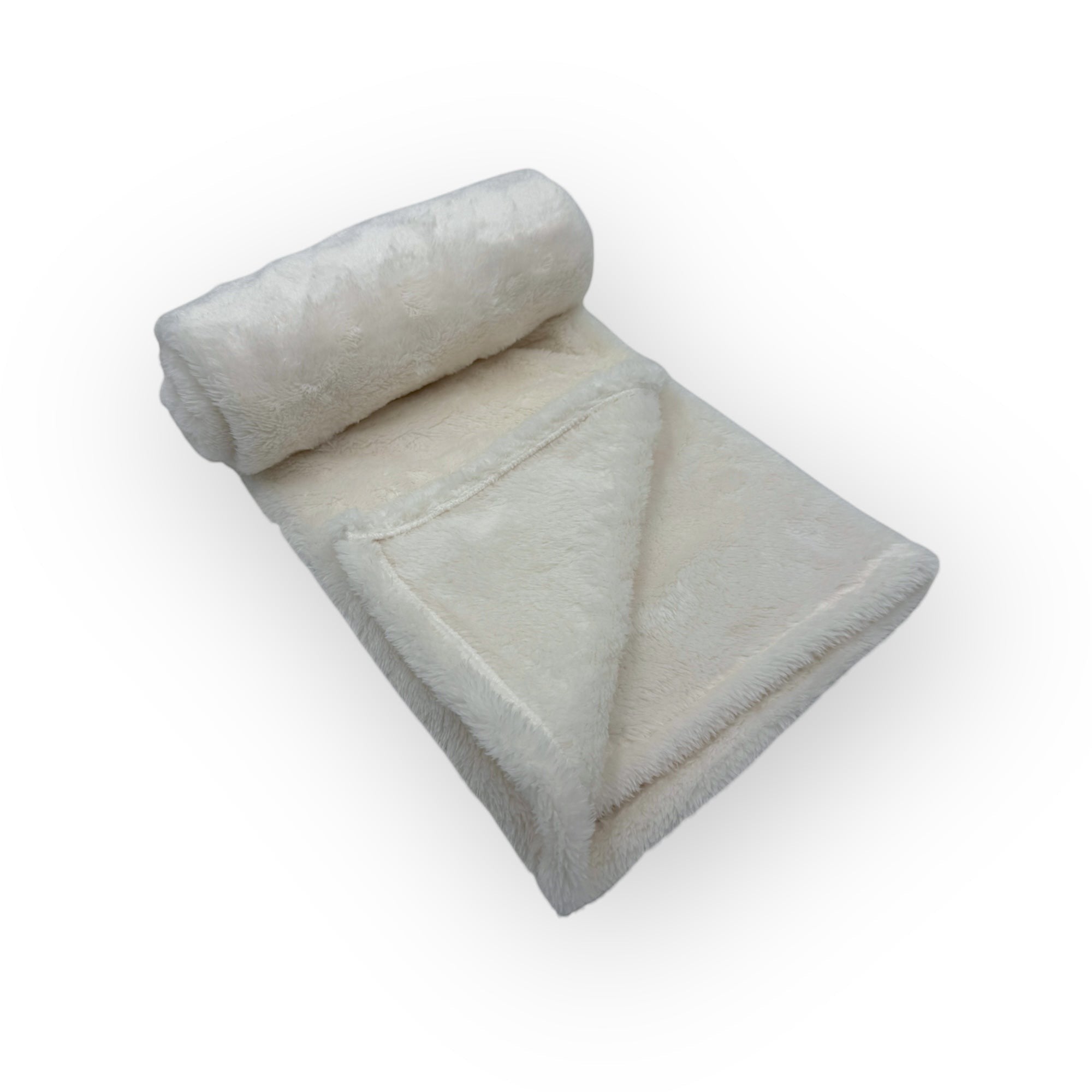 Mothers Choice  Single Layer Sherpa Fleece Blanket Acru