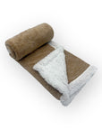 Mothers Choice  Sherpa Fleece Blanket Brown