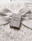 M/C DOUBLE LAYER WOVEN BLANKET WHITE