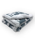 Mothers Choice  Sherpa Fleece Stars Blanket Blue