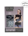 Mothers Choice 3 Way Premium Baby Carrier Grey - Pattern