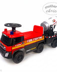RIDE-ON CAR FIRE FIGHTER WITH TRAILER