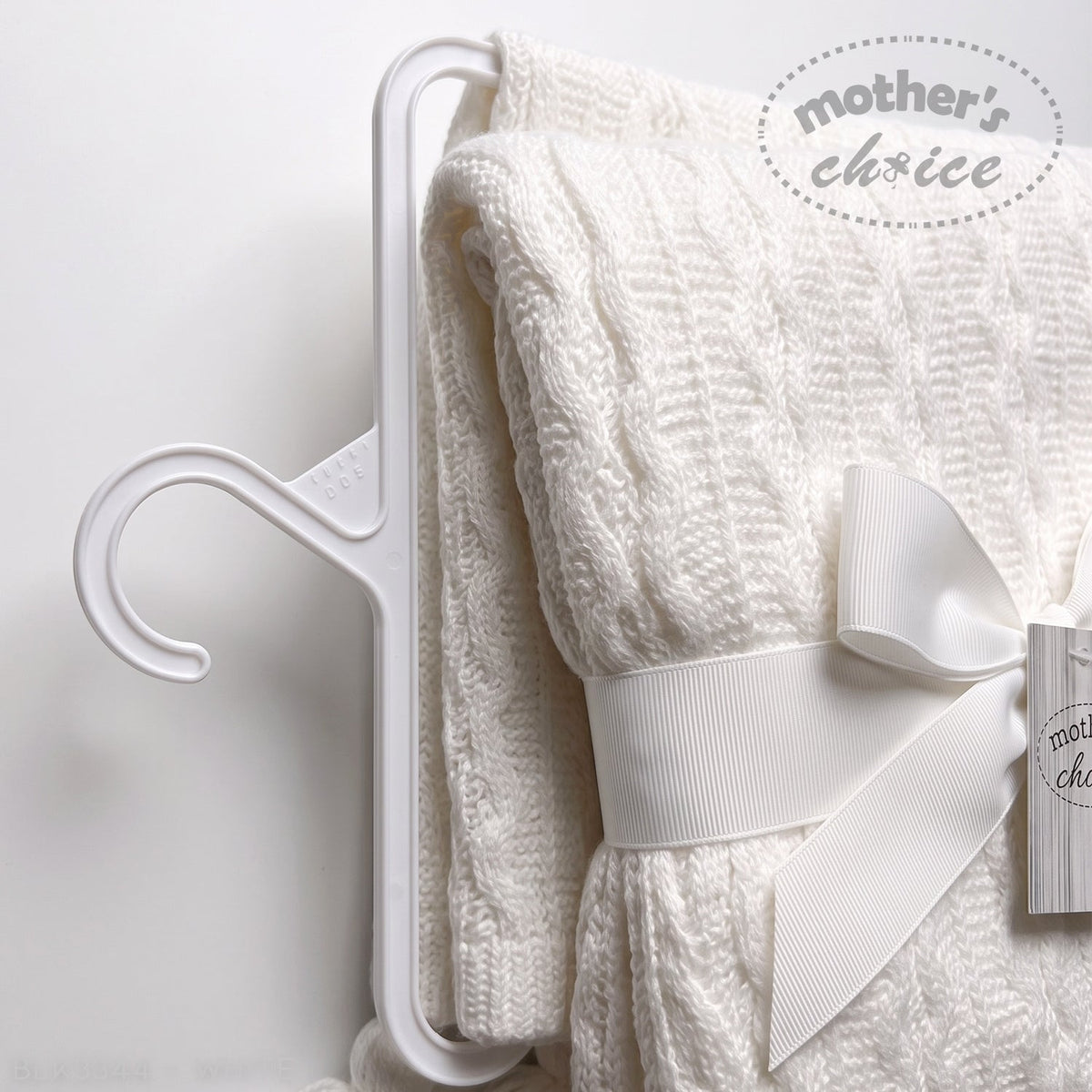 M/C DOUBLE LAYER WOVEN BLANKET WHITE