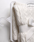 M/C DOUBLE LAYER WOVEN BLANKET WHITE
