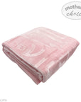 Mothers Choice Baby Mink Blanket - Pink  Abc