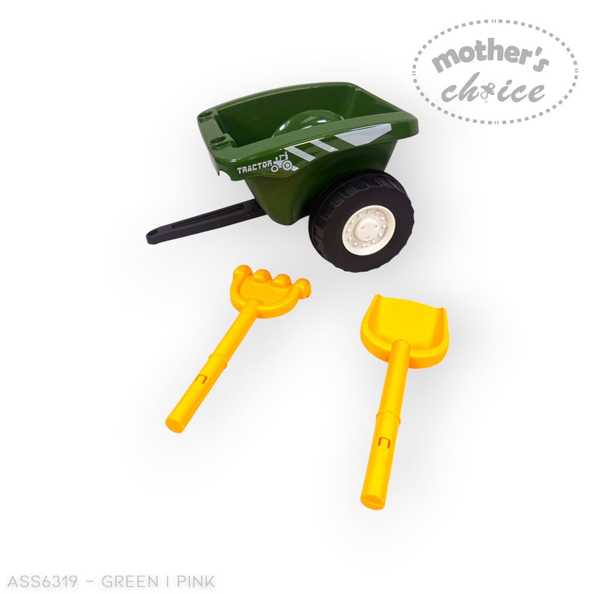RIDE-ON CAR TRACTOR WITH TRAILOR AND ACCESSORIES