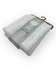 Mothers Choice  Sherpa Fleece Stripe Blanket White