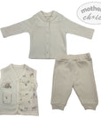 Mothers Choice Inf Boys 3 Piece  Natural Safari Set